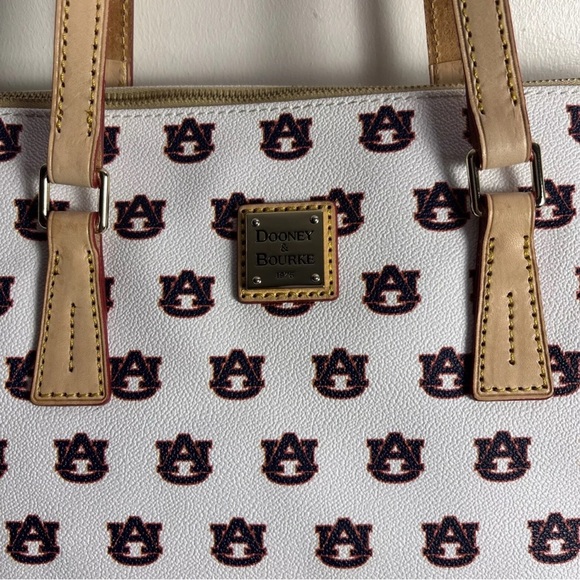 Dooney & Bourke Collegiate Auburn Zip Top Bag - Picture 2 of 9